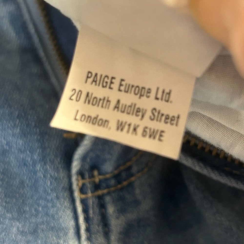 PAIGE Women's Light Blue Skinny Jeans - Picture 7 of 9